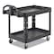 Rubbermaid Commercial Structural Resin, 750 lb Load Capacity, 2 Shelves, 26" W, 33.25 in H FG454600BLA - alternate 4